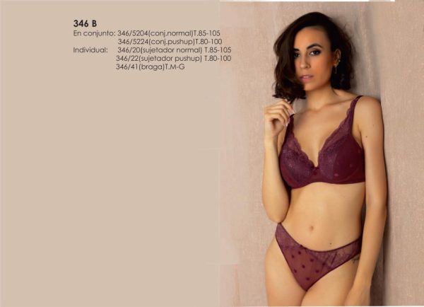 ¡El Conjunto de Sujetador DMR Modelo 346: Confort y Elegancia al Alcance de tu Mano!
