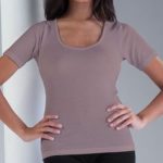 camiseta manga corta mujer