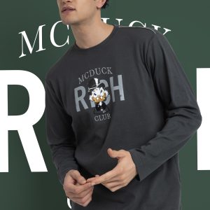 💤✨ Pijama Disney para Hombre ADMAS – McDuck Rich Club 💸 | ¡Comodidad, estilo y diversión en uno solo! modelo 63229 talla l y xl