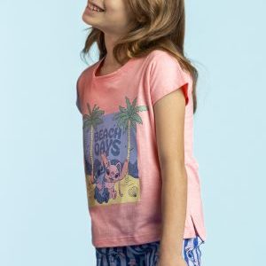 pijama disney de niña modelo stitch beach days