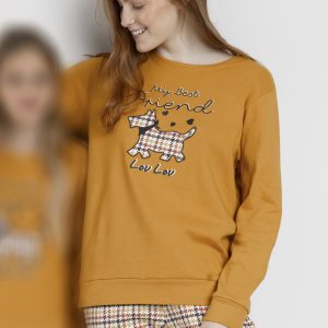 Pijama de Mujer ADMAS “My Best Friend Lou Lou” modelo 63633