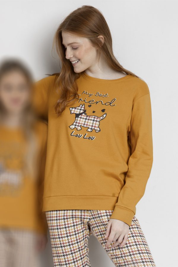 Pijama de Mujer ADMAS “My Best Friend Lou Lou” modelo 63633