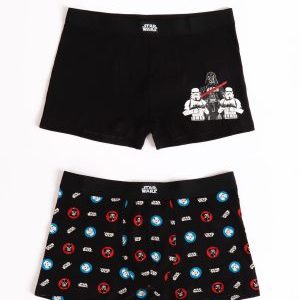 PACK DE 2 BOXERS STAR WARS PARA HOMBRE – ESTILO OSCURO, COMODIDAD ABSOLUTA Y LA FUERZA EN CADA DETALLE