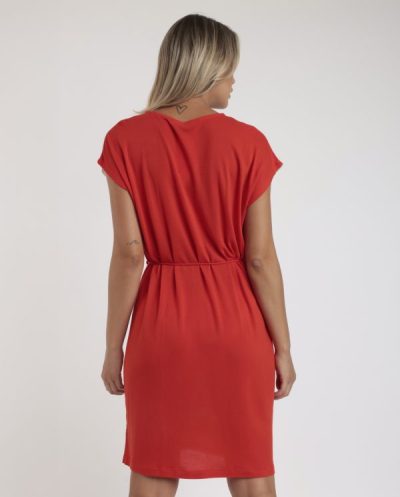 "Vestido Veraniego Tropical para Mujer – Diseño Floral con Lazo Ajustable" admas modelo 19925 - Imagen 2