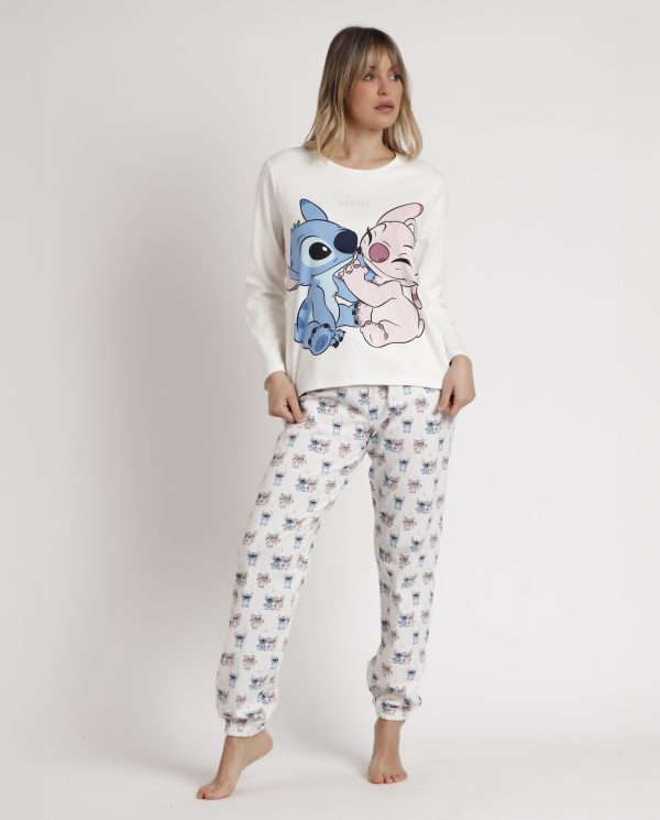 DISNEY Pijama Manga Larga Ohana para Mujer modelo 62270