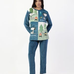 Pijama de mujer Disney Snoopy “Happy Campers” de Admas modelo 63426