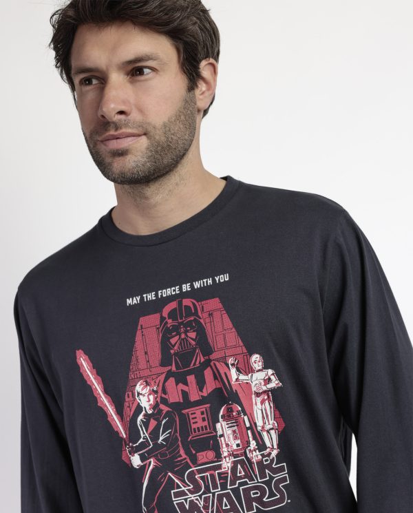 Pijama Star Wars de Disney para Hombre – Marca Admas modelo 63478 TALLA L - Imagen 2