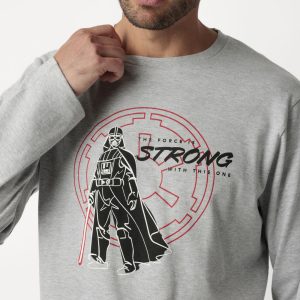 Pijama de Hombre Star Wars Darth Vader de la Marca Admas – Diseño Oficial Disney con Camiseta de Manga Larga y Pantalón Largo Estampado – Ropa de Dormir Cálida, Suave y Cómoda – Tallas M, L y XL – Envíos en 24h y Envío Gratis desde 70 € 🚀🌌 modelo 63479 49,99€