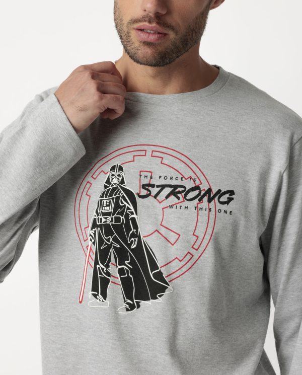 Pijama de Hombre Star Wars Darth Vader de la Marca Admas – Diseño Oficial Disney con Camiseta de Manga Larga y Pantalón Largo Estampado – Ropa de Dormir Cálida, Suave y Cómoda – Tallas M, L y XL – Envíos en 24h y Envío Gratis desde 70 € 🚀🌌 modelo 63479 49,99€