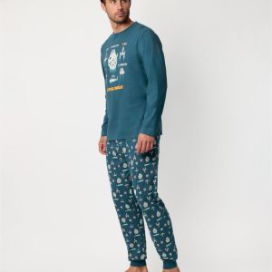 Pijama Star Wars Halcón Milenario para Hombre de la Marca Admas – Diseño Oficial Disney con Camiseta de Manga Larga y Pantalón Largo Estampado – Suave, Cálido y Súper Cómodo 💫 | Envíos en 24 Horas 🚚 y Envío Gratis a partir de 70 € 🛒 ¡Duerme con la Fuerza y despierta con estilo! ⚡ modelo 63499 talla m y xl