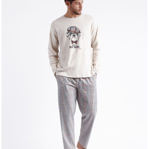 Pijama Hombre ADMAS 60301 – Comodidad con estilo y actitud , TALLA L