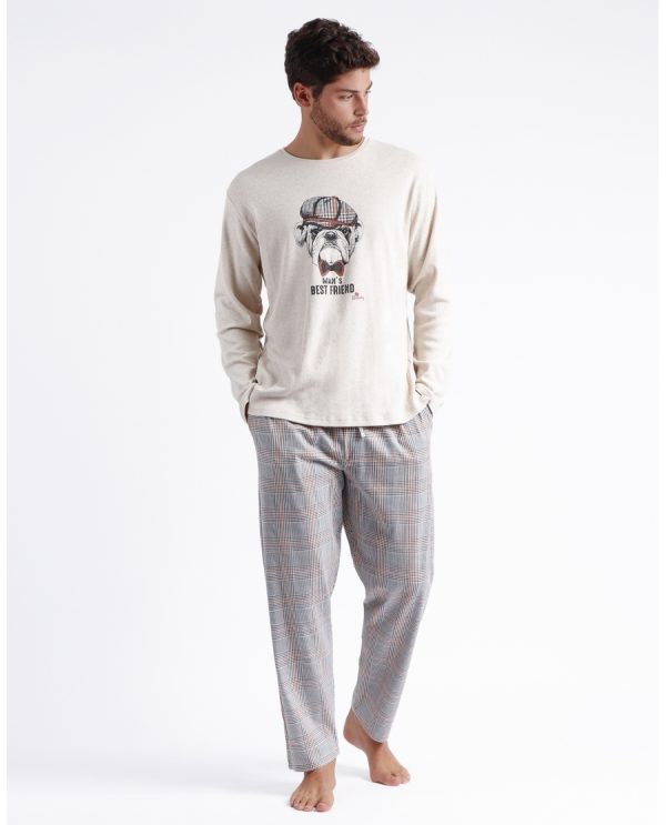 Pijama Hombre ADMAS 60301 – Comodidad con estilo y actitud , TALLA L
