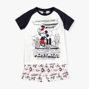 Pijama manga corta niño mickey 100 años de disney
