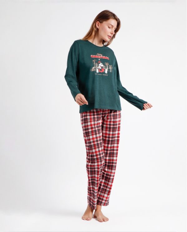 DISNEY Pijama Manga Larga Merry Wonder para Mujer modelo 60576