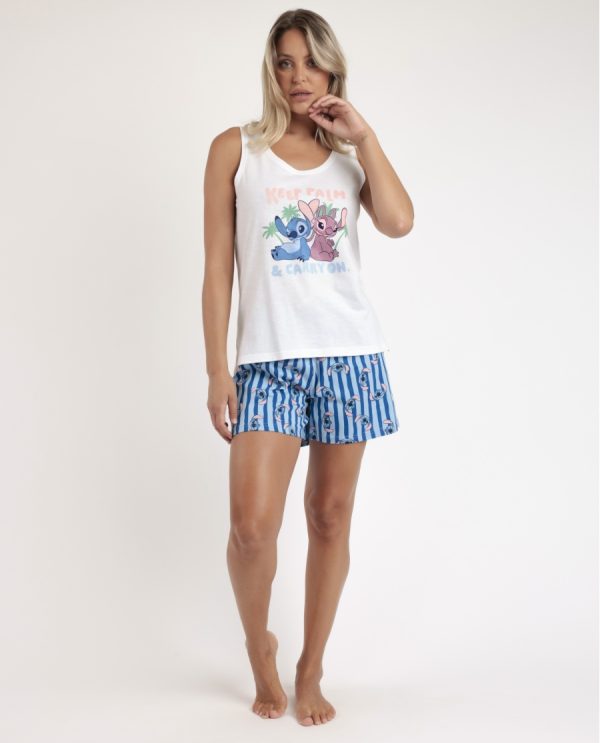 Pijama mujer Lilo & Stitch de Admas – Comodidad y ternura en cada noche modelo 63288
