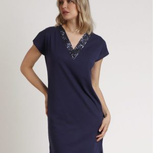 Elegancia ardiente con un toque de brillo: Vestido Admas modelo 19847