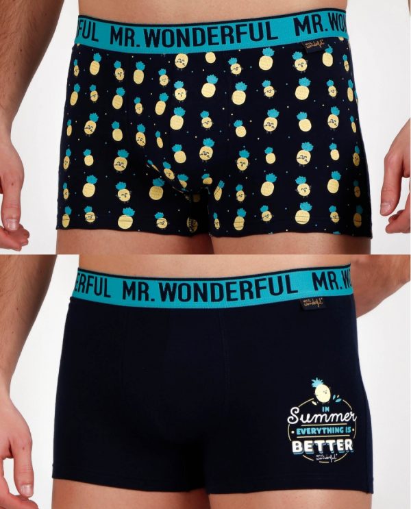 Mr Wonderful Calzoncillo/Bóxer Siempre es Verano para Hombre, (Caja de 2 unidades)