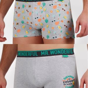 Mr Wonderful Calzoncillo/Bóxer Siempre es Verano para Hombre, (Caja de 2 unidades)