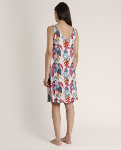 Explosión Tropical de Color y Libertad: Vestido de Mujer Admas Modelo 19784 - Imagen 2