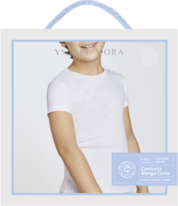camiseta blanca niño
