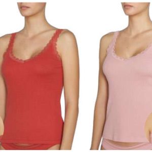 Camiseta de Algodón Canalé Ysabel Mora 19196: Confort Natural con un Toque Romántico