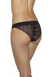 braga encaje negra mujer