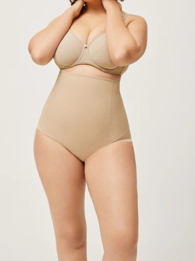 Braga Alta Reductora Ysabel Mora Negra y Piel modelo 19611 - Imagen 5