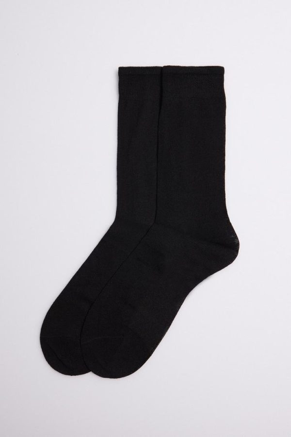 Calcetín Algodón Ysabel Mora 22398 | Negro, Azul y Gris - Imagen 5