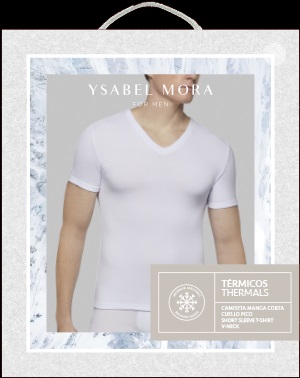 Camiseta Térmica Hombre Manga Corta Ysabel Mora Modelo 70100 – Comodidad, Calidez y Estilo para el Invierno - Imagen 2