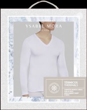 Camiseta Térmica Hombre Ysabel Mora 70101 – Confort, Calidez y Ajuste Perfecto para el Día a Día - Imagen 2