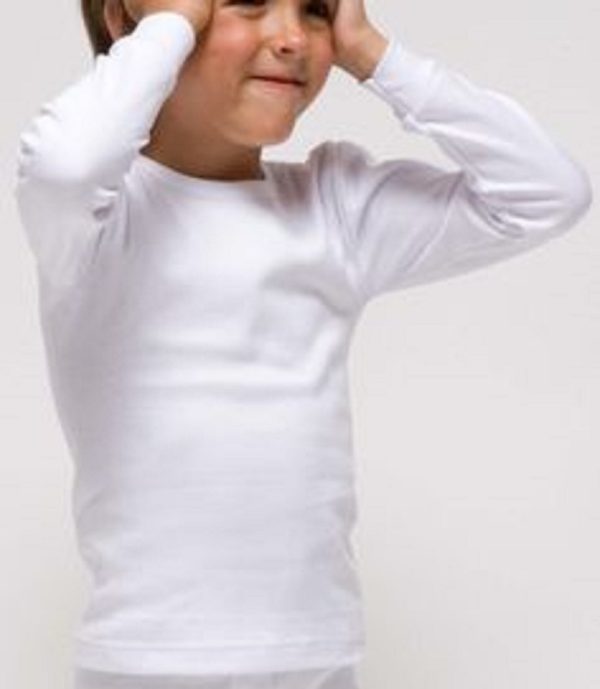 Camiseta interior niño Rapife 7332 blanca cómoda