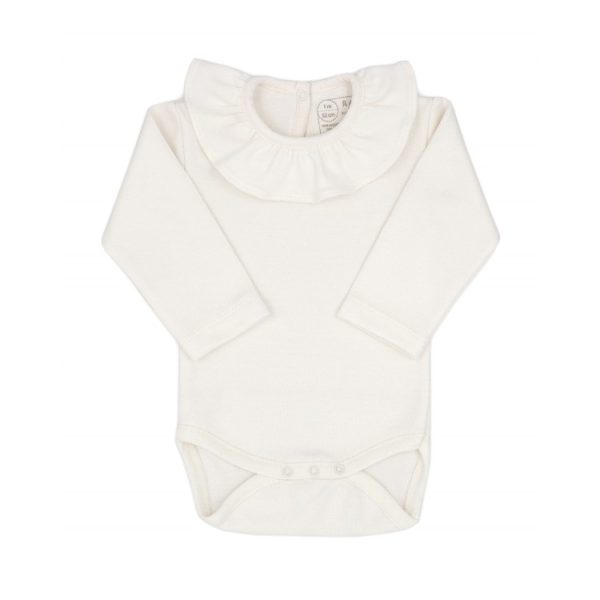 Body bebé Rapife 902 algodón suave blanco rosa beige - Imagen 6