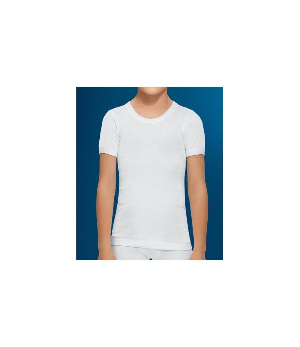 Camiseta Abanderado 302 niño blanca cómoda - Imagen 2