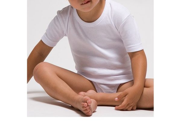Camiseta interior infantil Rapife 400 blanca unisex - Imagen 3