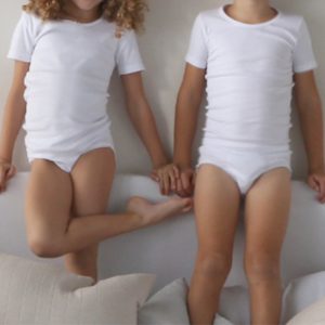 Camiseta interior infantil Rapife 400 blanca unisex
