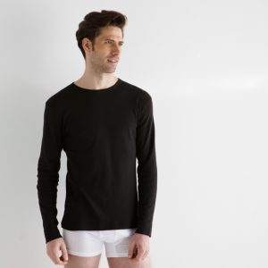 camiseta interior cuello redondo hombre