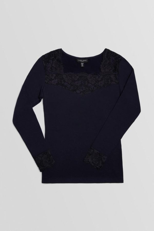 Camiseta Ysabel Mora 70005 encaje elegante mujer - Imagen 11