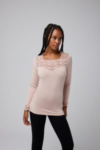 camiseta manga larga elegante