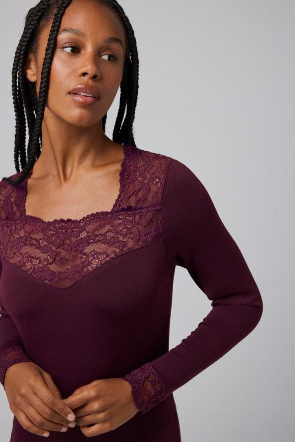 Camiseta Ysabel Mora 70005 encaje elegante mujer - Imagen 2