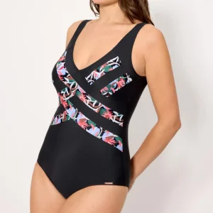 Bañador Reductor Ysabel Mora 83321 Bandas Cruzadas Copa C