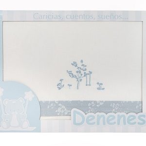 Juego Sábanas Cuna y Mini-Cuna Denenes Modelo Árbol Azul | Envío 24h