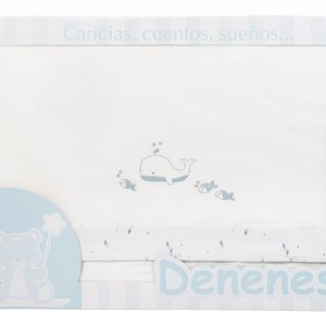 Juego de Sábanas Tríptico Denenes: El Refugio de los Sueños Náuticos de tu Bebé