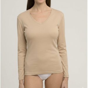 Camiseta interior térmica manga larga mujer Playtex 4AM