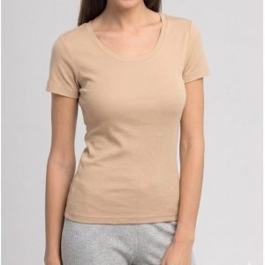 Camiseta interior clásica manga corta mujer Playtex 1BU