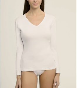 Camiseta interior térmica manga larga mujer Playtex 4AM - Imagen 4