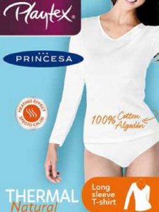 Camiseta interior térmica manga larga mujer Playtex 4AM - Imagen 3