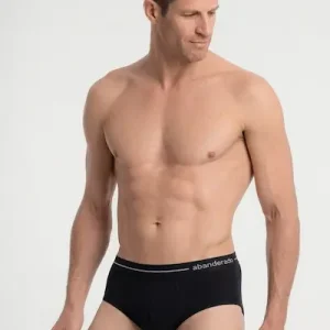 Slip Abanderado 8HQ Negro - Algodón Clásico | Tallas M-XL