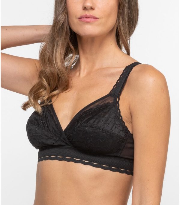 Sujetador Playtex Recycled Classic Lace BVS – Elegancia Sostenible y Máxima Sujeción (Copa C) - Imagen 2