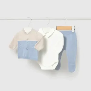 Conjunto 3 Piezas Punto Mayoral 2502 | Moda Bebé