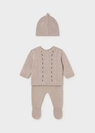 Conjunto Polaina y Gorro Mayoral 2503 | Moda Bebé